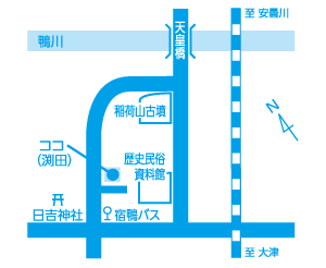 高島・鴨教室地図